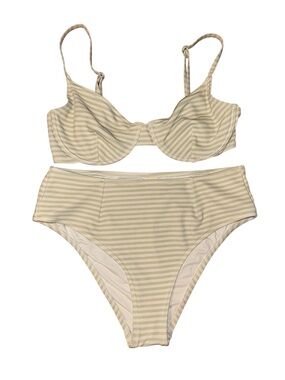 Zulu & Zephyr Signature Striped Bikini | Size M